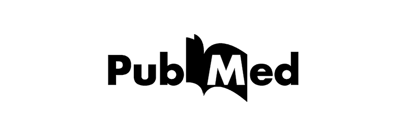 logo of PubMed in black